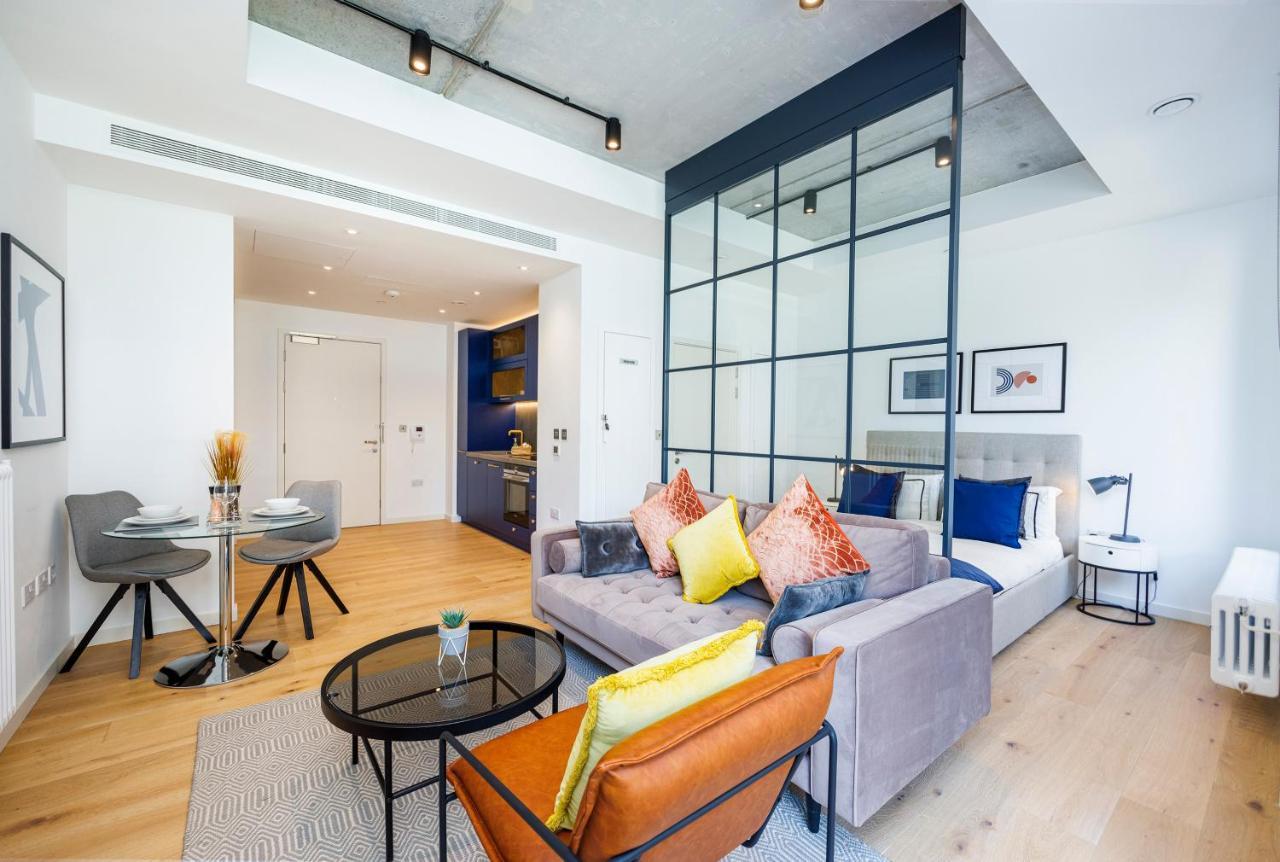 Luxury Apartment-Business-Relocation-Canary Wharf لندن المظهر الخارجي الصورة